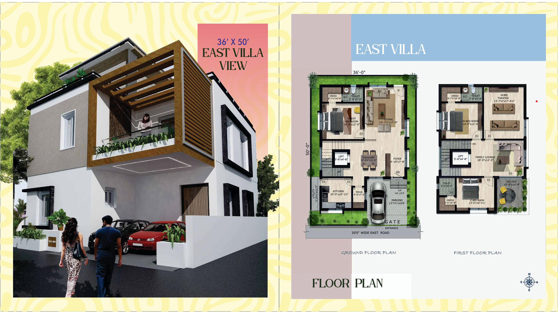 East Villa Floor Plan