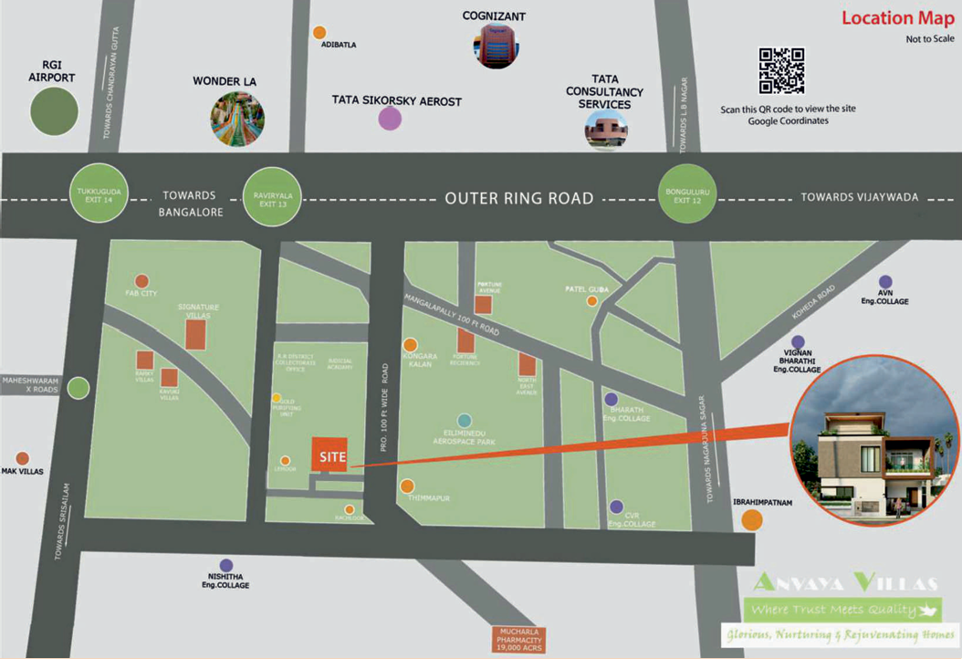 ANVAYA VILLAS Site Plan
